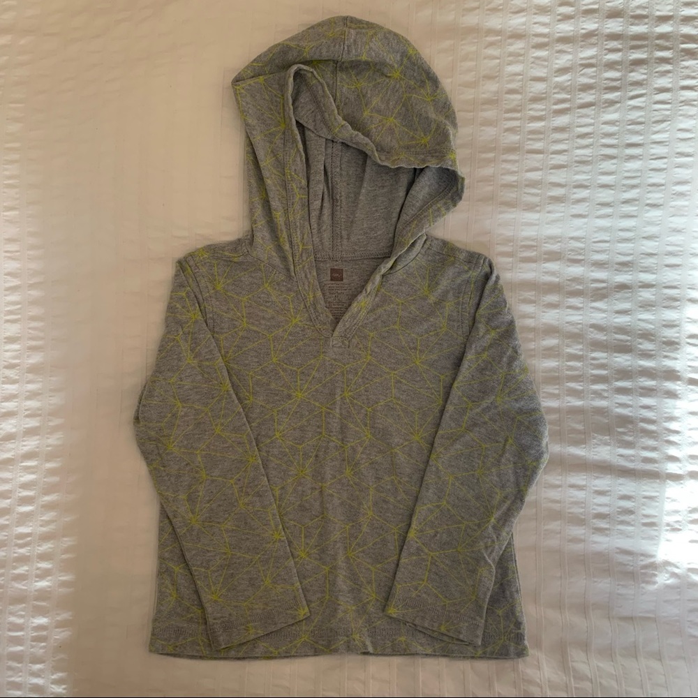 Hooded long-sleeved graphic tee - 3T - Tea Collection